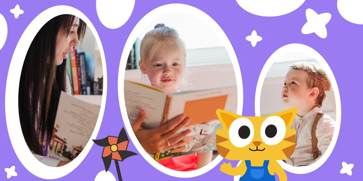 Mother playing and learning with a young child through simple early childhood development activities